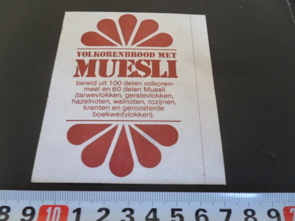 sticker Brood Volkorenbrood met MUESLI, Ophalen of Verzenden, Zo goed als nieuw