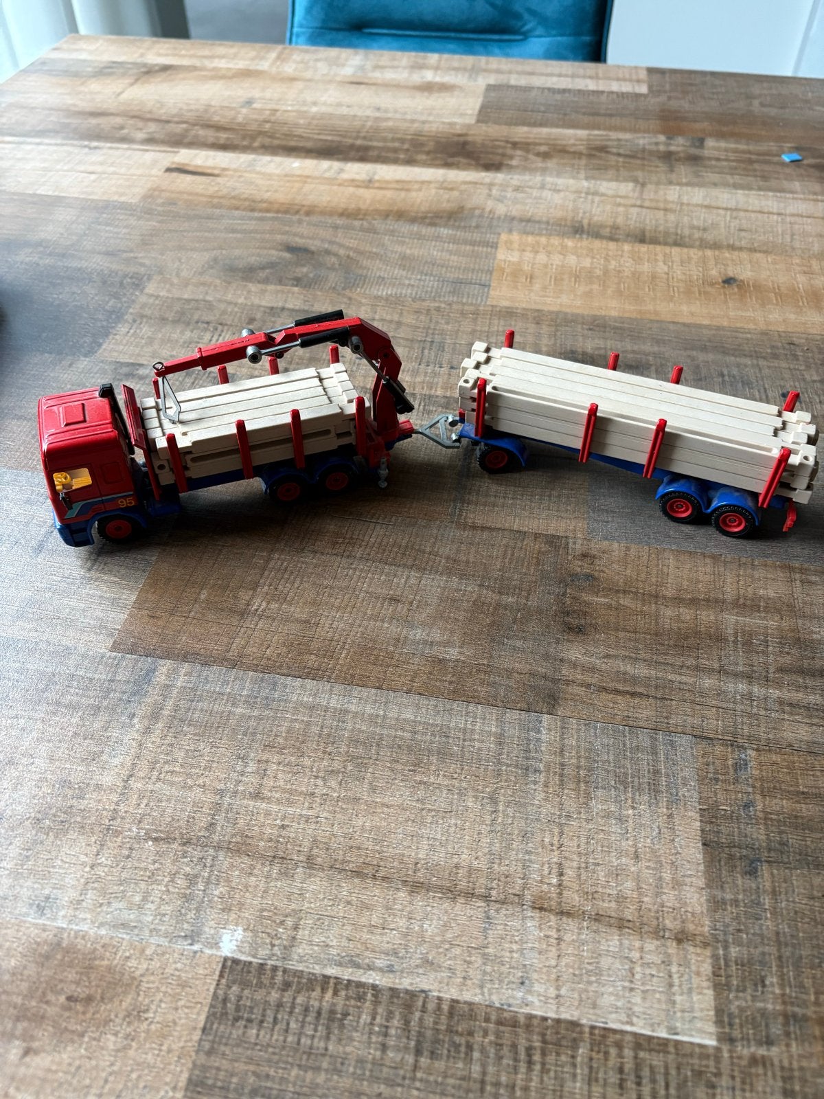 DAF Space Cab 95 vrachtwagen met aanhanger, Ophalen, Gebruikt