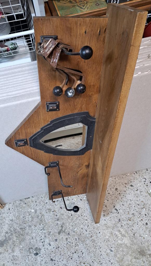 Eiken kapstok, Ophalen, Hout, Wandkapstok, Minder dan 100 cm