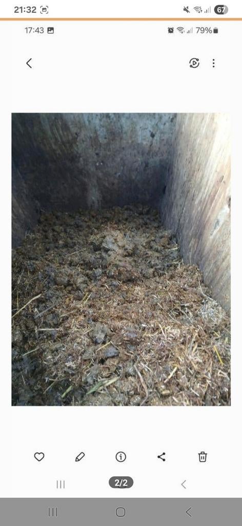 Gratis af te halen paardenmest voor uw tuin, Ophalen, Mest