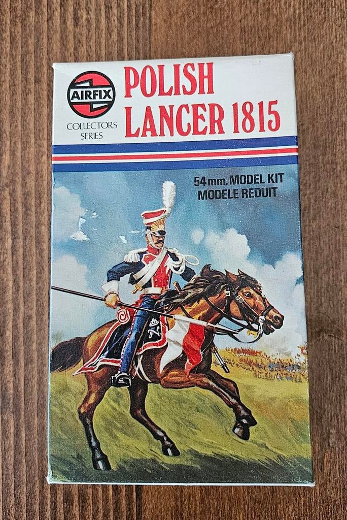 Airfix Polish Lancer 1815 - 54mm Model Kit, Hobby en Vrije tijd, Modelbouw | Figuren en Diorama's, Ophalen of Verzenden, Zo goed als nieuw