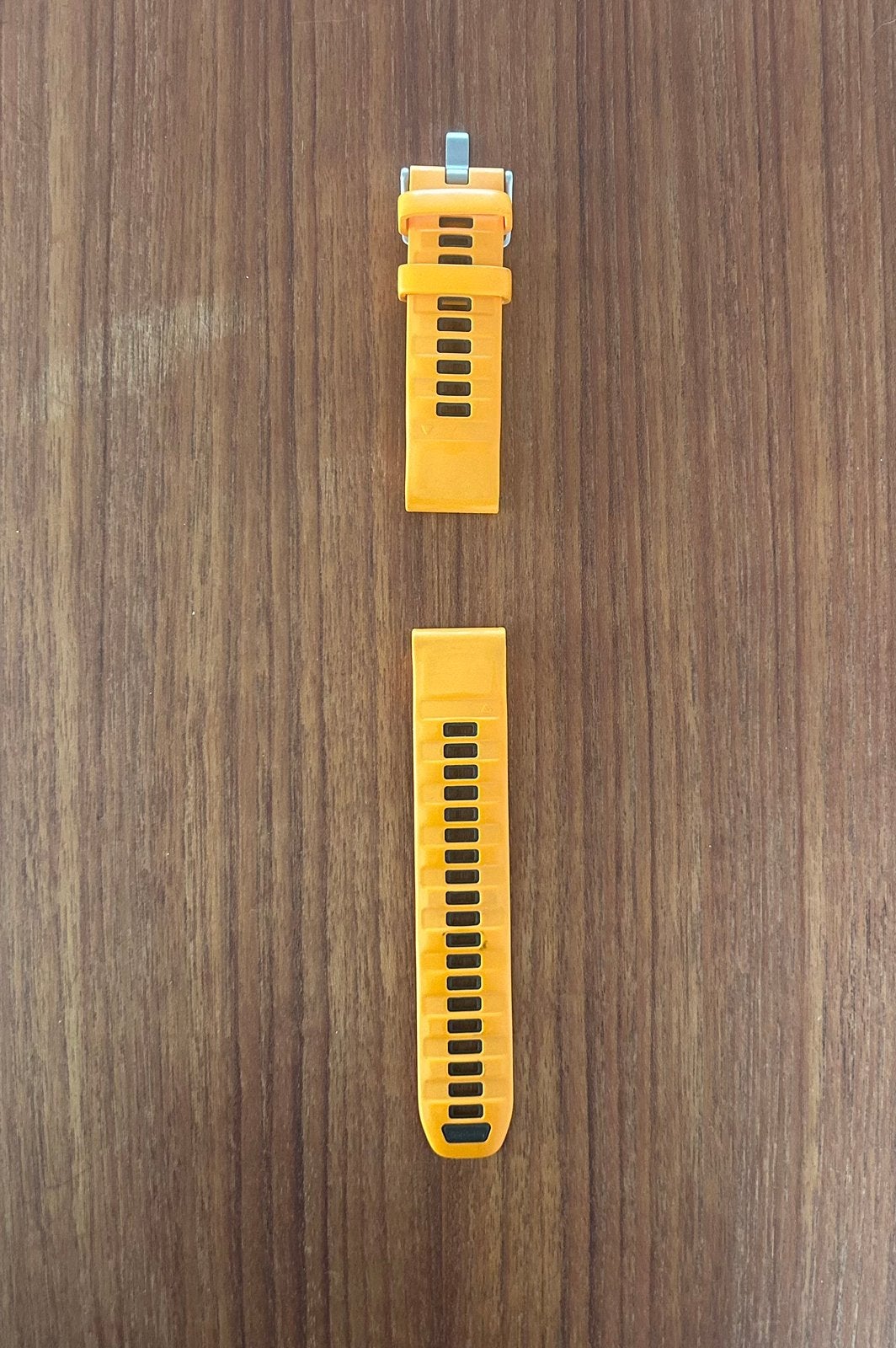 Siliconen bandje Garmin Fenix 8 47 mm, Ophalen, Gebruikt, Oranje, Android