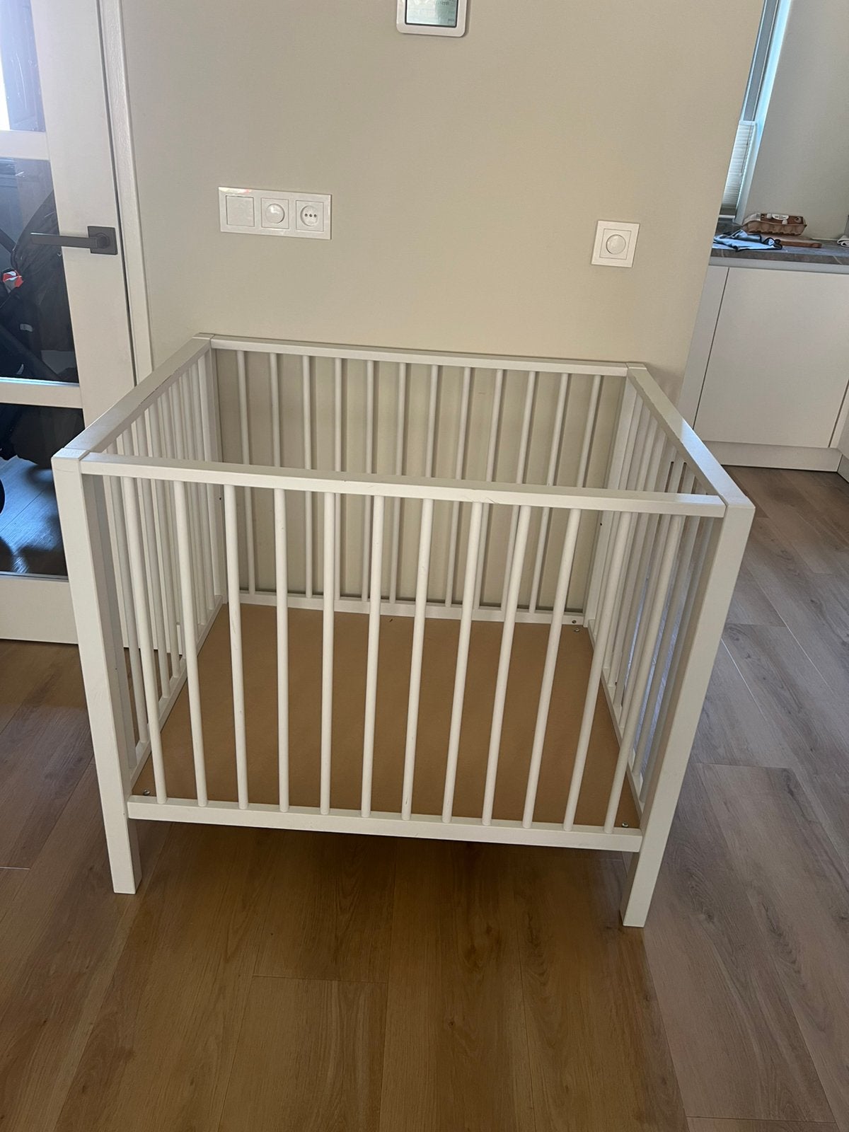 Box wit, Kinderen en Baby's, Boxen, Ophalen, Gebruikt, Rechthoekig, Boxkleed