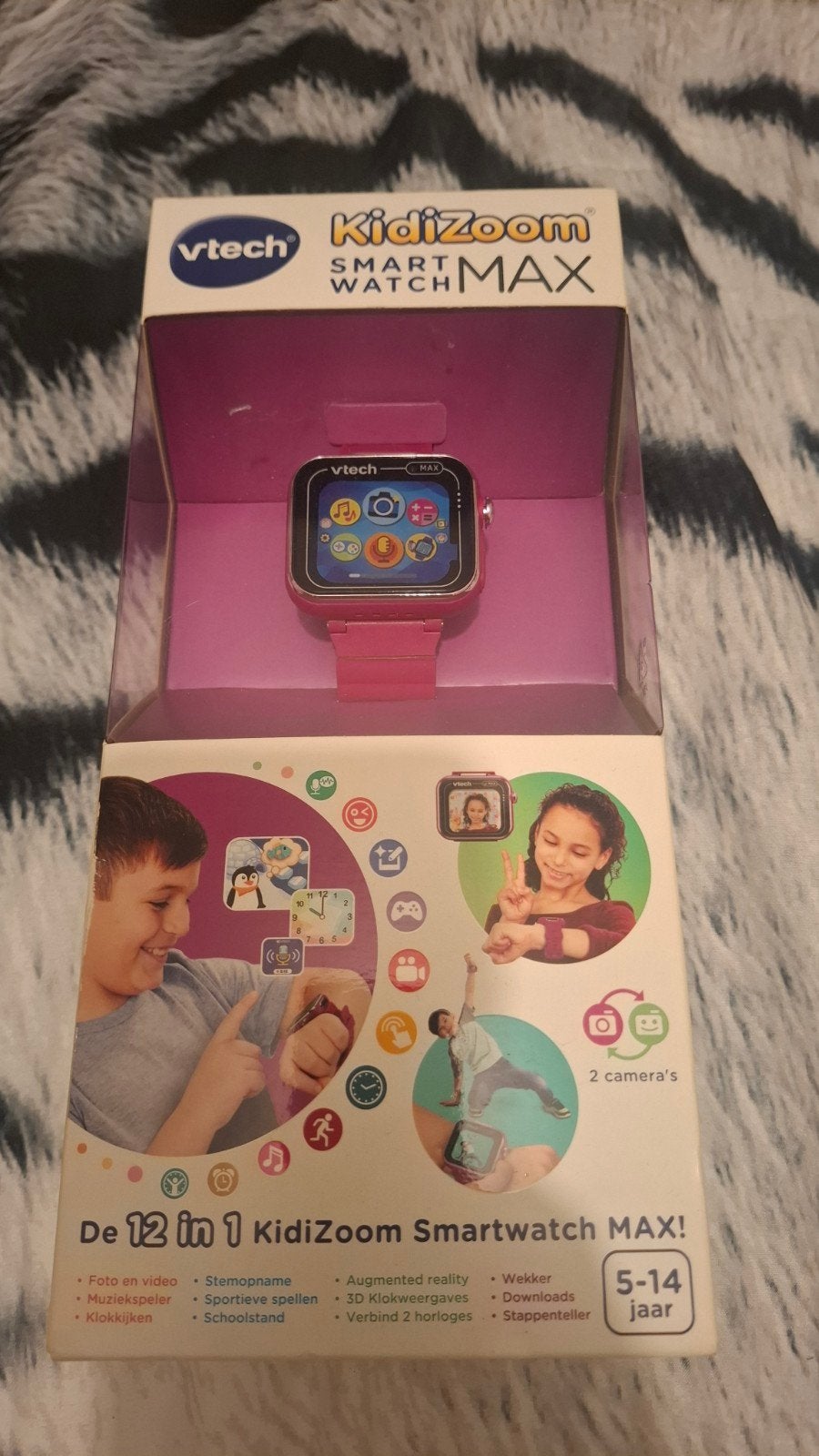 VTech KidiZoom Smartwatch Max - Nieuw in verpakking, Ophalen of Verzenden, Nieuw, Roze, Jongen of Meisje