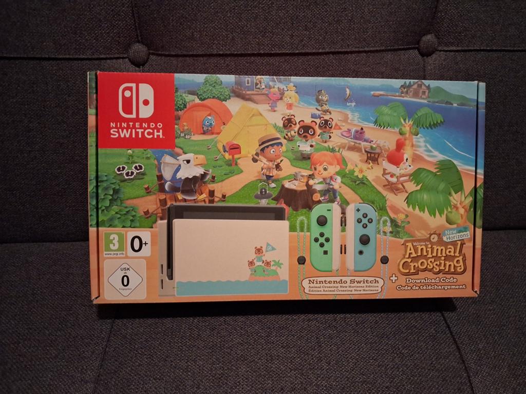 Nintendo Switch Animal Crossing Editie - Zo goed als nieuw, Ophalen, Zo goed als nieuw, Met 2 controllers