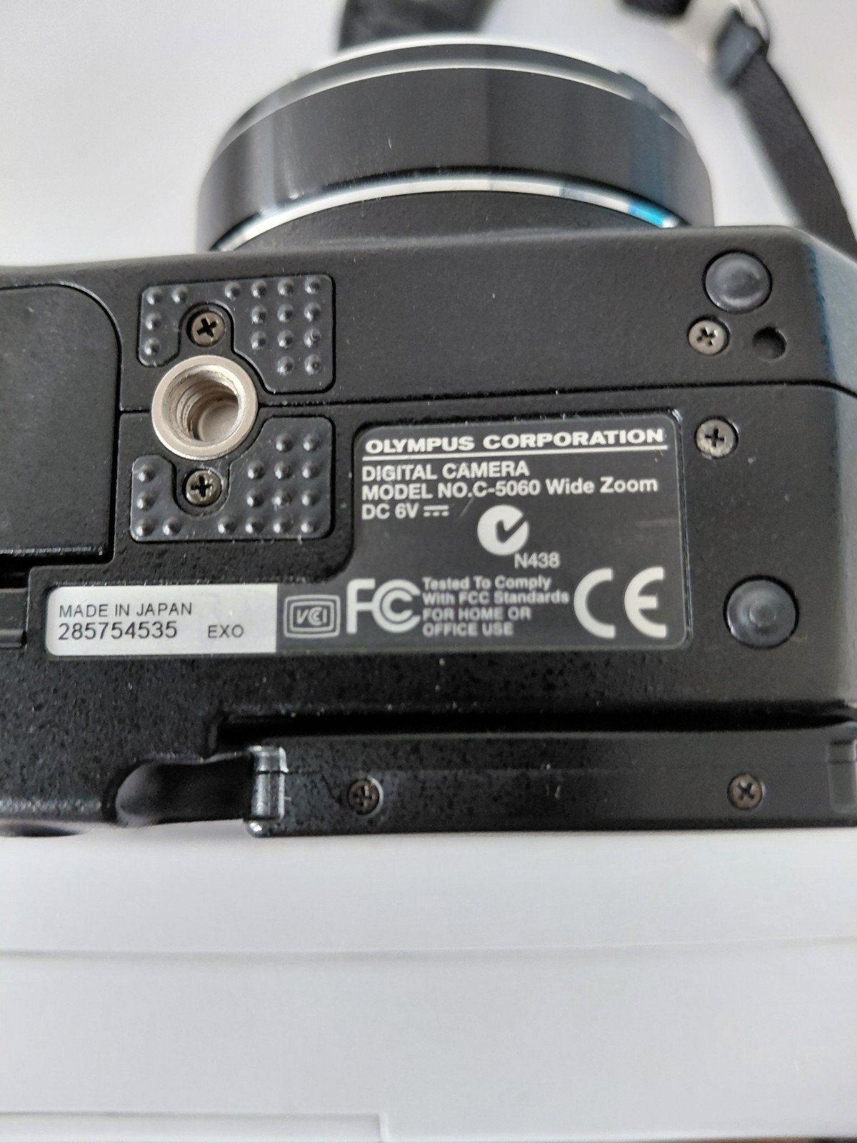 Olympus C-5060 Wide Zoom digitale camera (defect?), Ophalen, Olympus, Compactcamera, Accu