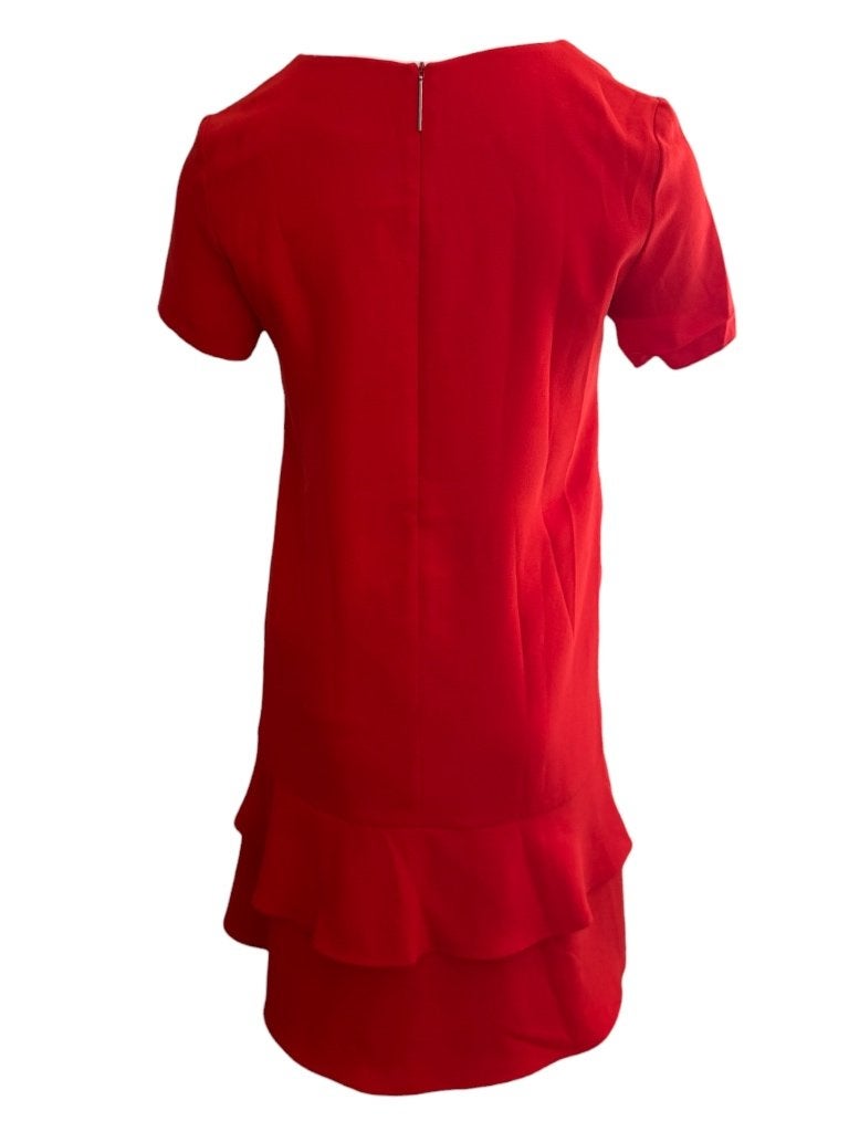 Jake's jurk S, Kleding | Dames, Ophalen of Verzenden, Zo goed als nieuw, Rood, Onder de knie