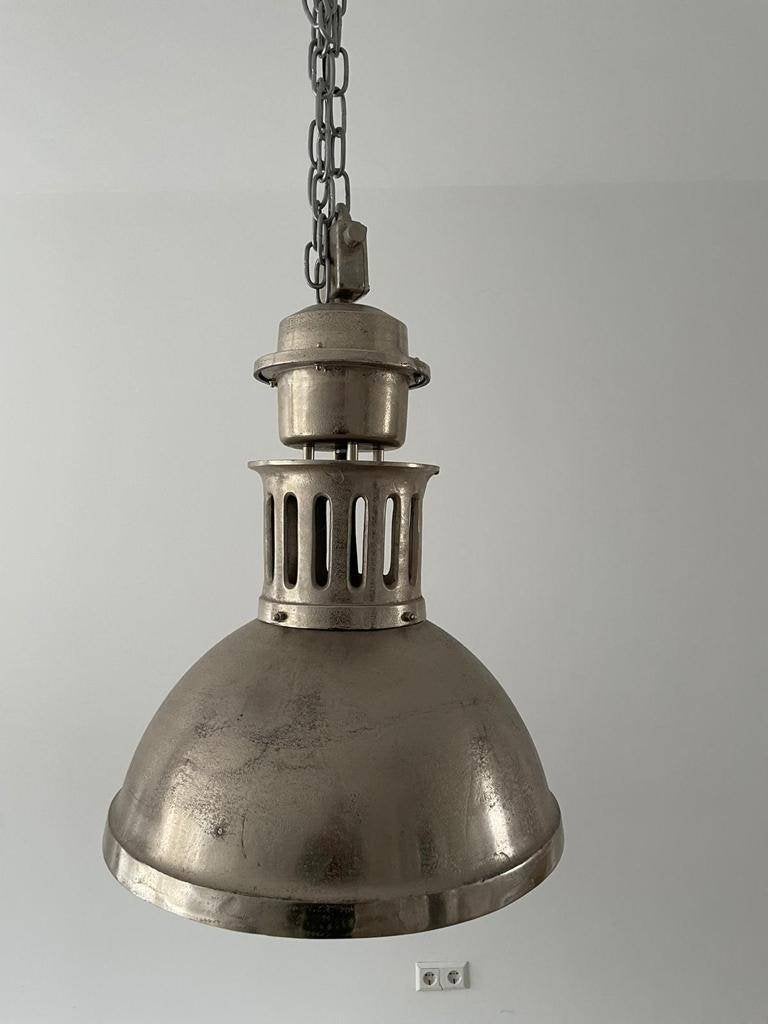 Industriële Hanglamp Metaal Stoere Vintage Look, Ophalen, Zo goed als nieuw, Metaal, E27 (groot)