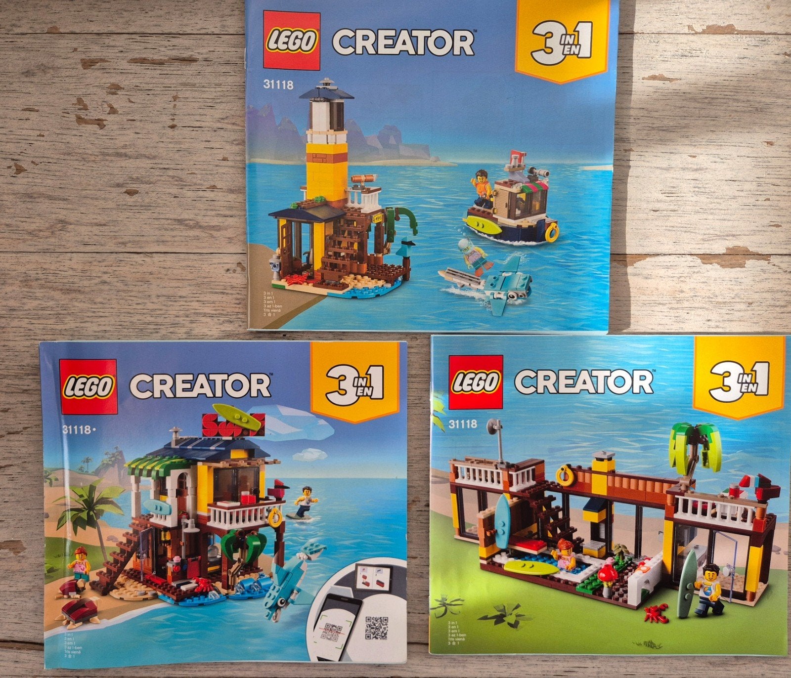 Lego creator 3in1 Surfers Beach House, Ophalen, Lego, Compleet, Zo goed als nieuw