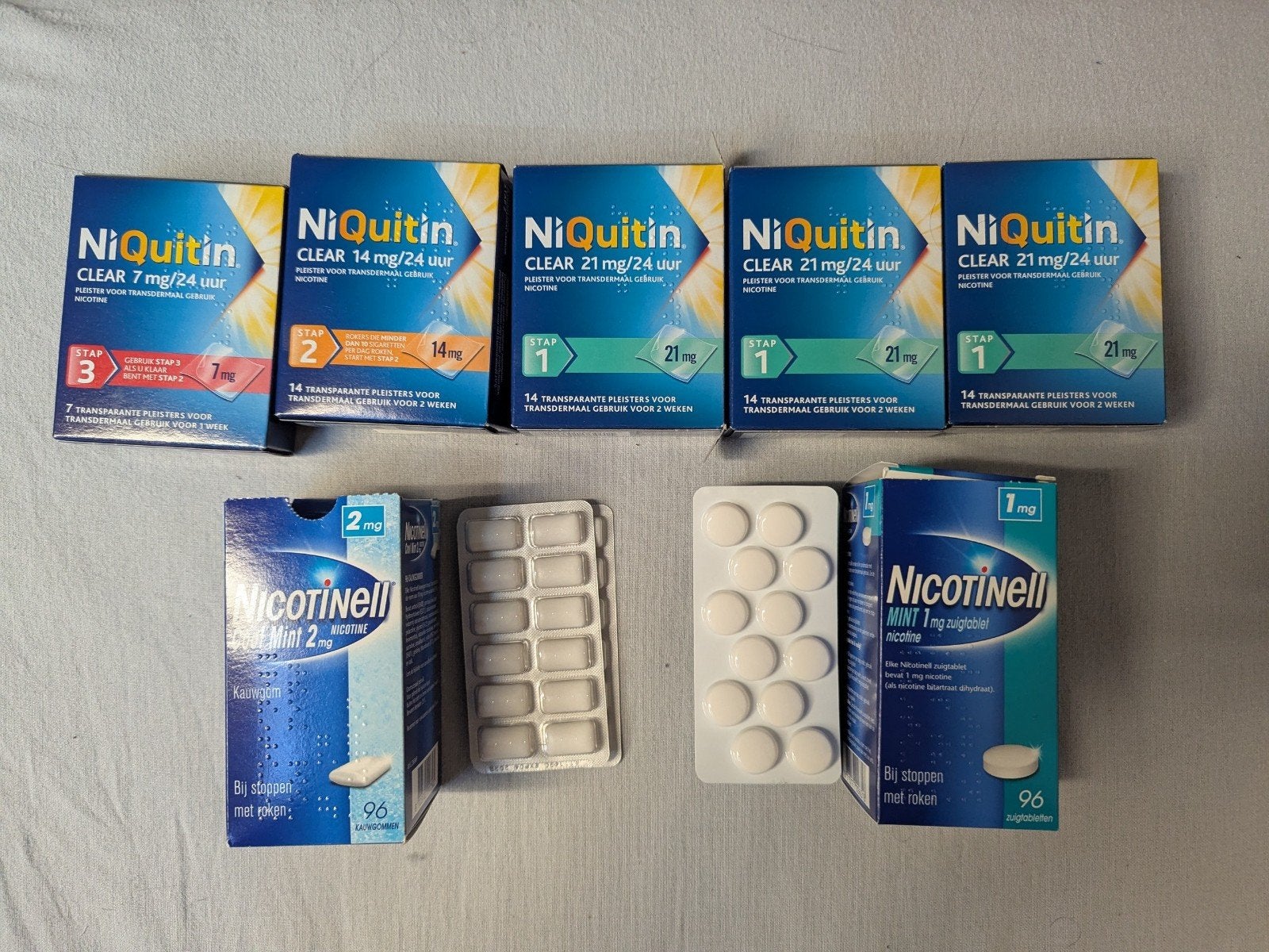Nicotine pleisters/kauwgom/zuigtabletten, Sieraden, Tassen en Uiterlijk, Uiterlijk | Mondverzorging, Ophalen, Nieuw, Overige typen