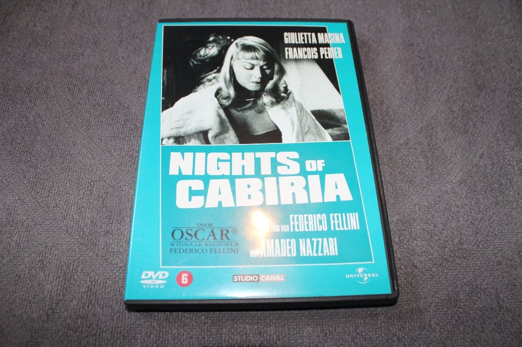 DVD Nights of Cabiria, Vanaf 6 jaar, Ophalen of Verzenden, Gebruikt, Italië