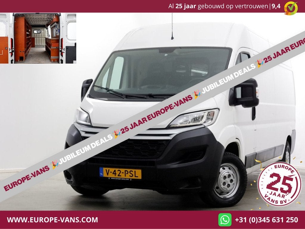 Citroën Jumper 35 2.0 BlueHDi 130pk Euro6 L3H2 Airco/Navi/C, Auto's, Voorwielaandrijving, Parkeersensor, Gebruikt, Euro 6