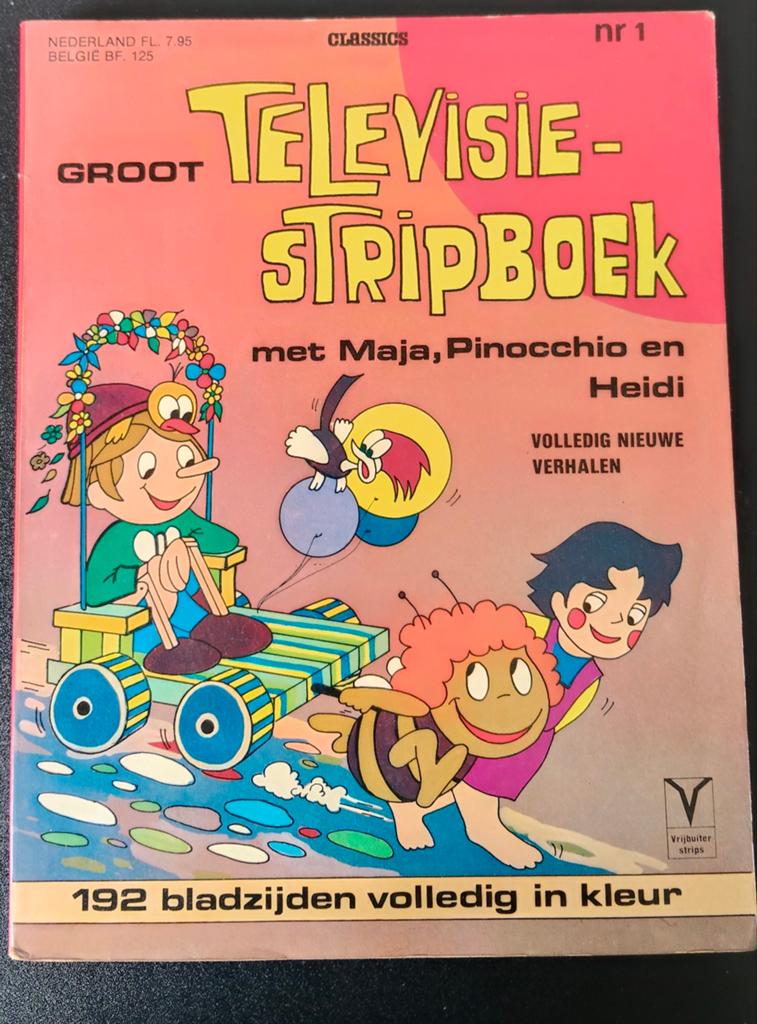 Groot Televisie-Stripboek nr. 1 (1979) - Maja, Pinocchio, Boeken, Stripboeken, Eén stripboek, Ophalen of Verzenden, Gelezen, Diverse auteurs