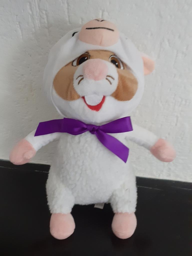 Albert Heijn hamster schaap, Verzamelen, Poppen, Zo goed als nieuw, Pop, Ophalen of Verzenden