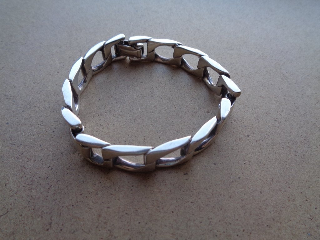 zilveren armband [340], Verzenden, Zo goed als nieuw, Zilver, Zilver
