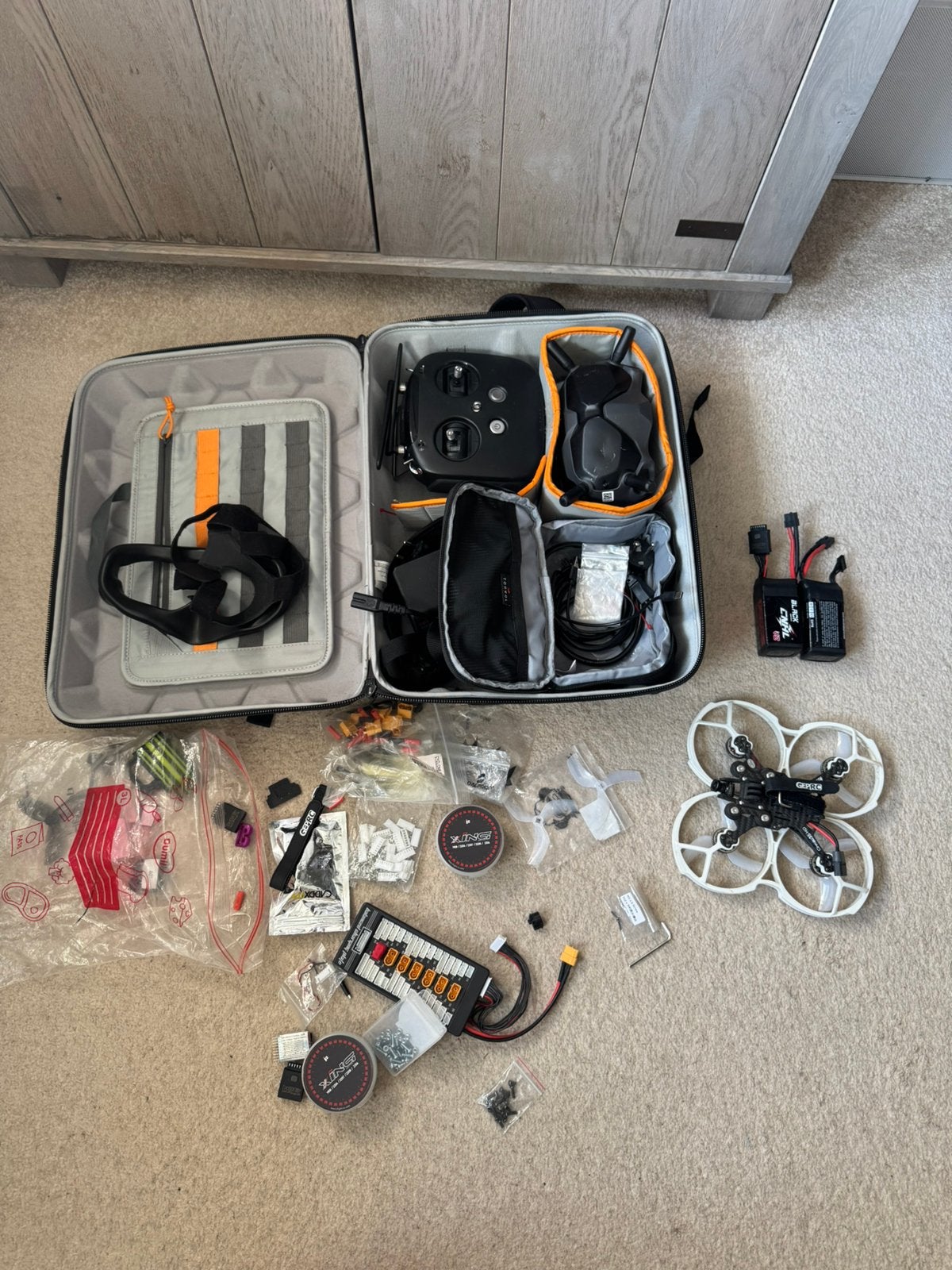 FPV drone set – Cinelog 35 Performance met DJI Goggles V2, Gebruikt, Racedrone, 1 tot 5 kilometer, Minder dan 15 minuten