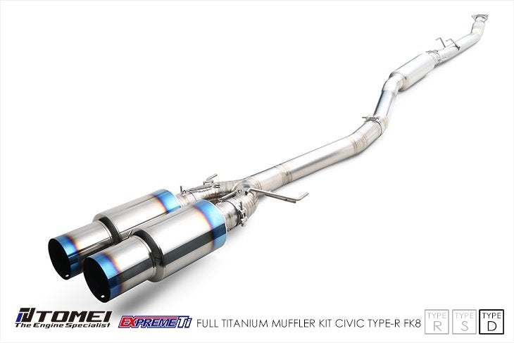 Tomei Expreme Ti Titanium Type-D uitlaatsysteem - Civic FK8, Ophalen of Verzenden