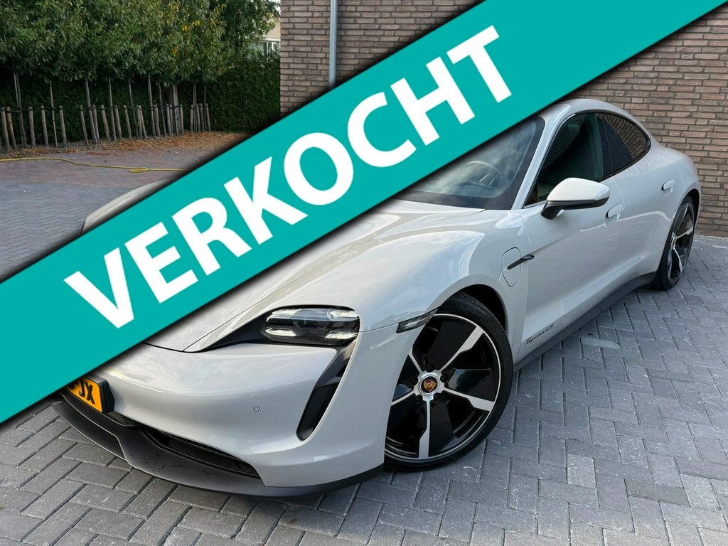 Porsche Taycan 4S Performance 84 kWh, KRIJTGRIJS, BTW, SOH 8, Auto's, Porsche, Gebruikt, Zwart, 4 stoelen, Adaptive Cruise Control