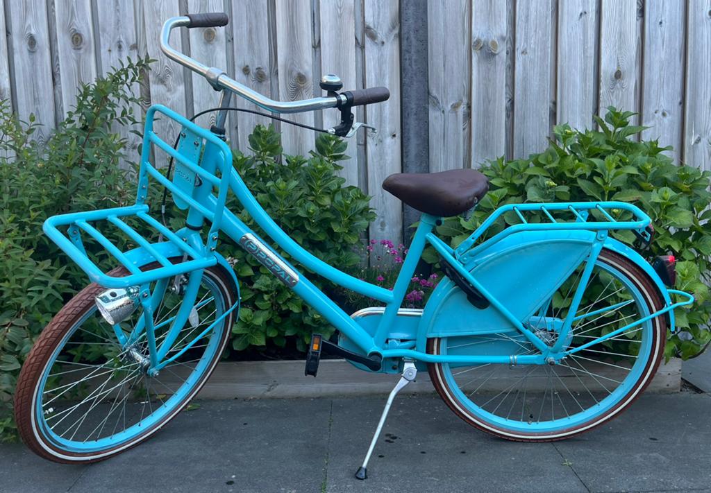 Popal meidenfiets 24inch, Ophalen, Terugtraprem, 24 inch, Handrem