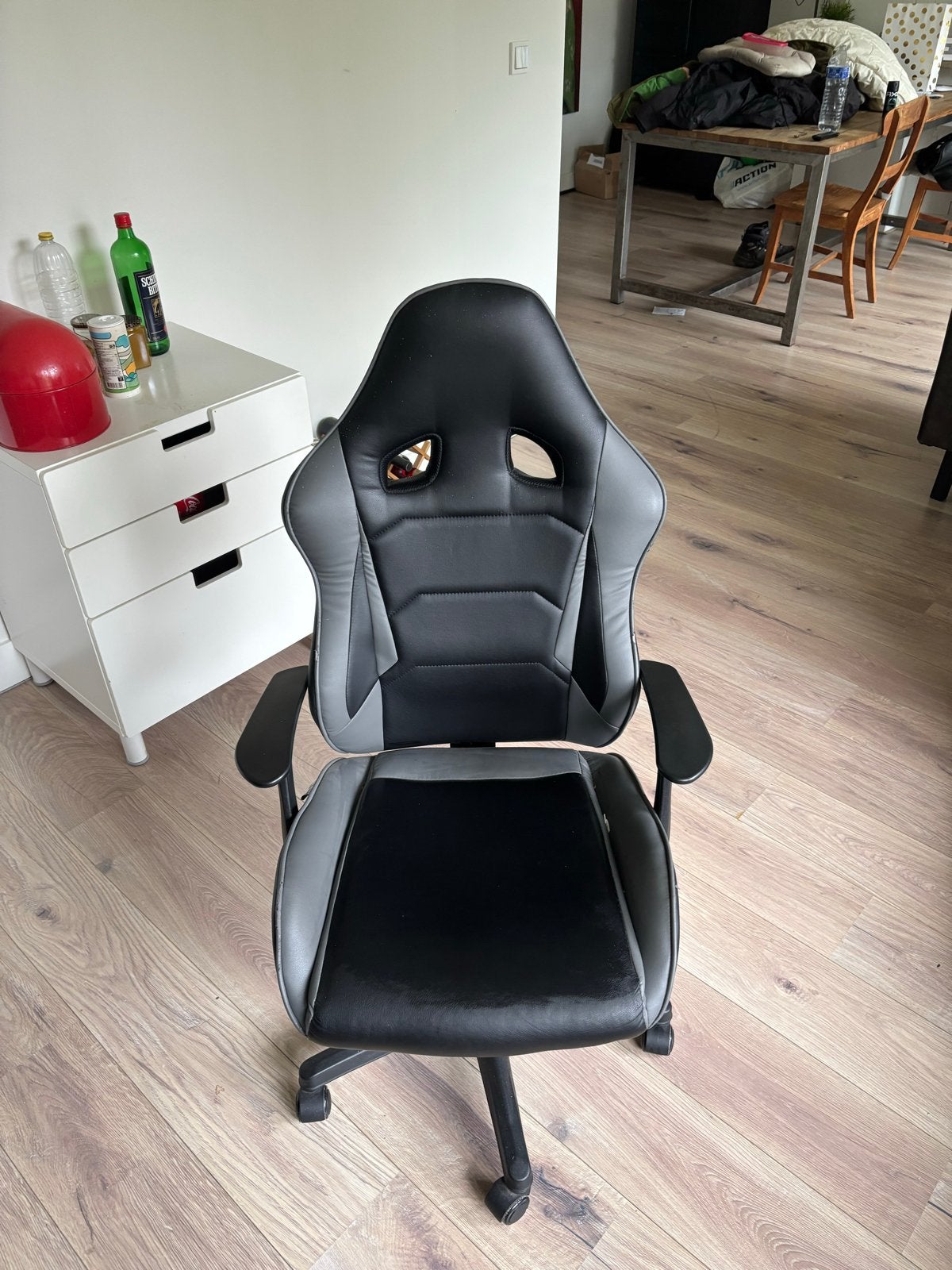 Gaming/Bureaustoel, Huis en Inrichting, Ophalen, Gebruikt, Zwart, Gaming bureaustoel