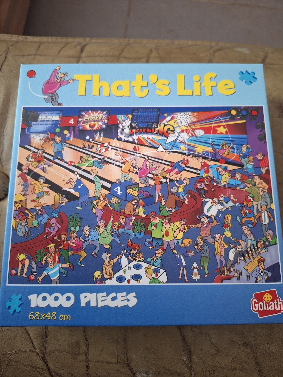That's life puzzel bowling 1000 stukjes, Ophalen of Verzenden, 500 t/m 1500 stukjes, Zo goed als nieuw, Legpuzzel