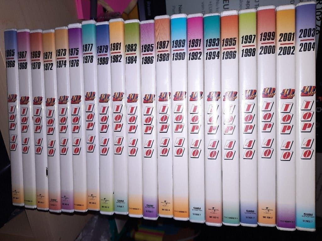 20x dvd cd 40 Jaar Top 40 - 1965 - 2004, Cd's en Dvd's, Dvd's | Muziek en Concerten, Alle leeftijden, Ophalen, Zo goed als nieuw