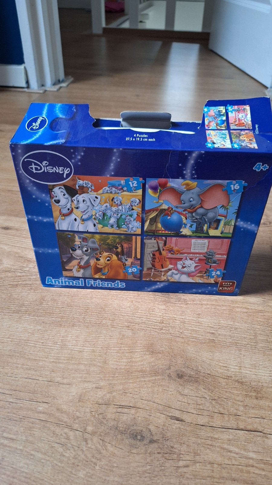 Disney Animal Friends Puzzels (4 stuks), Kinderen en Baby's, Ophalen, 10 tot 50 stukjes, Gebruikt, 4 tot 6 jaar