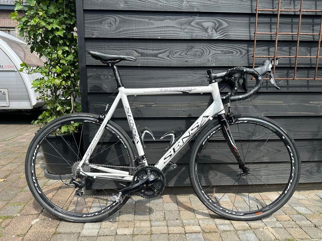Sensa Trentino racefiets - Shimano 105/Ultegra - Maat L, 28 inch, Gebruikt, Velgrem, Aluminium