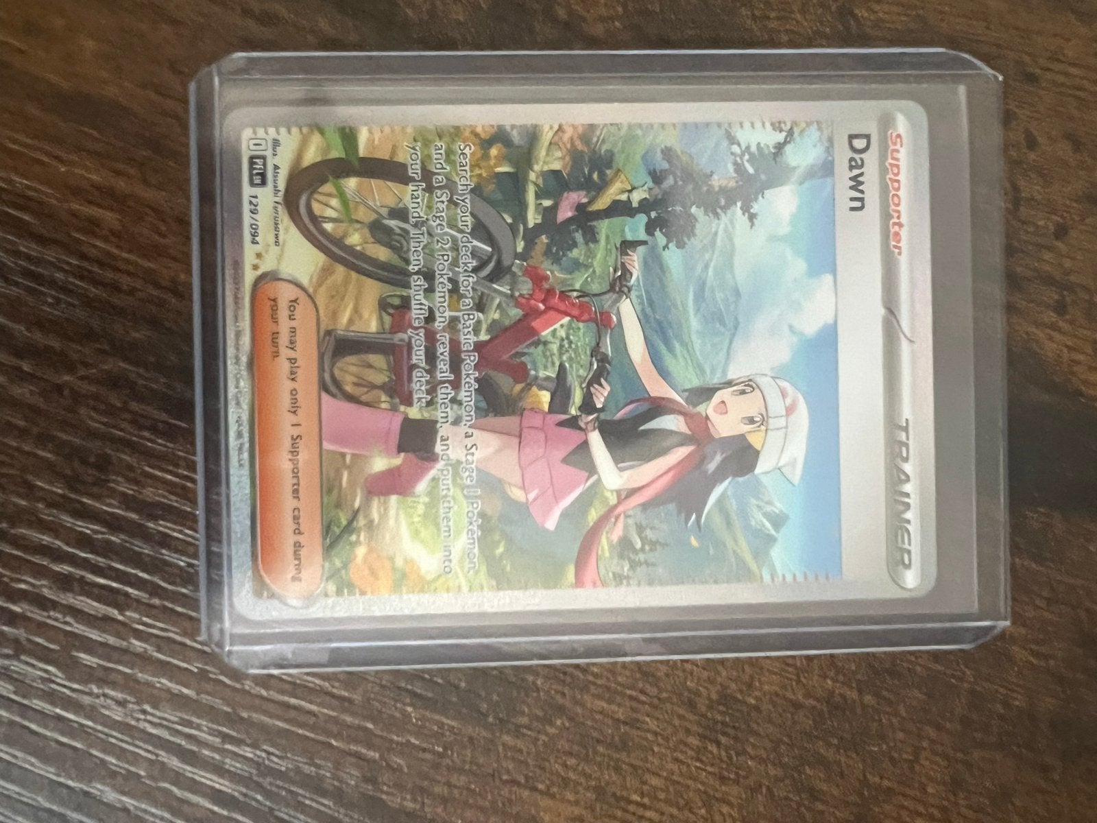 Pokémon TCG Supporter Dawn Trainer Kaart 129/094, Ophalen, Zo goed als nieuw, Losse kaart