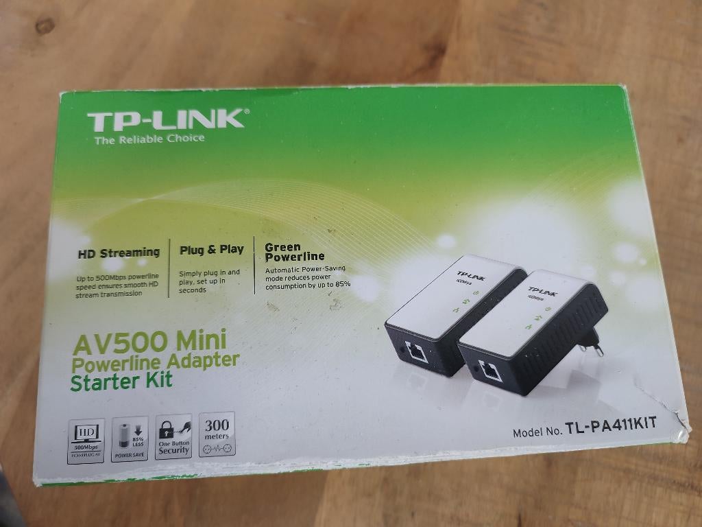 TP-Link AV500 Mini Powerline Adapter Starter Kit te koop!, Ophalen of Verzenden, Zo goed als nieuw