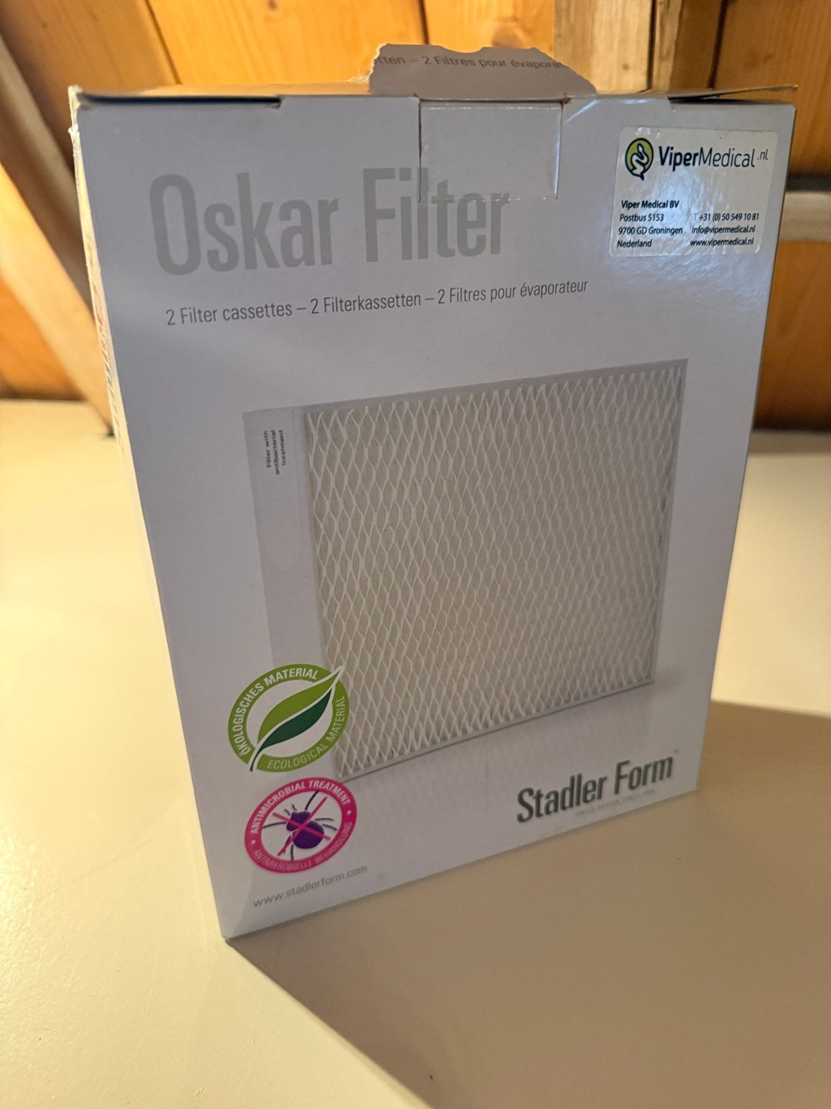 Stadler Form Oskar Filter Cassettes (2 stuks), Witgoed en Apparatuur, Luchtbehandelingsapparatuur, Nieuw, Luchtbehandeling-accessoire