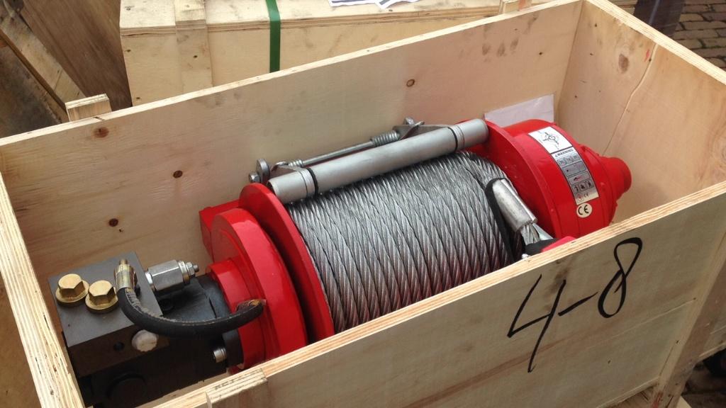 Hydraulische lier 9 Ton 48mtr kabel 14mm KOMPAKT runva, Ophalen of Verzenden, Nieuw