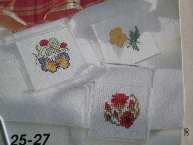 Borduurpatroon  Bloem Vlinder Klaproos  nr 1805 do, Verzenden, Nieuw, Handborduren, Patroon