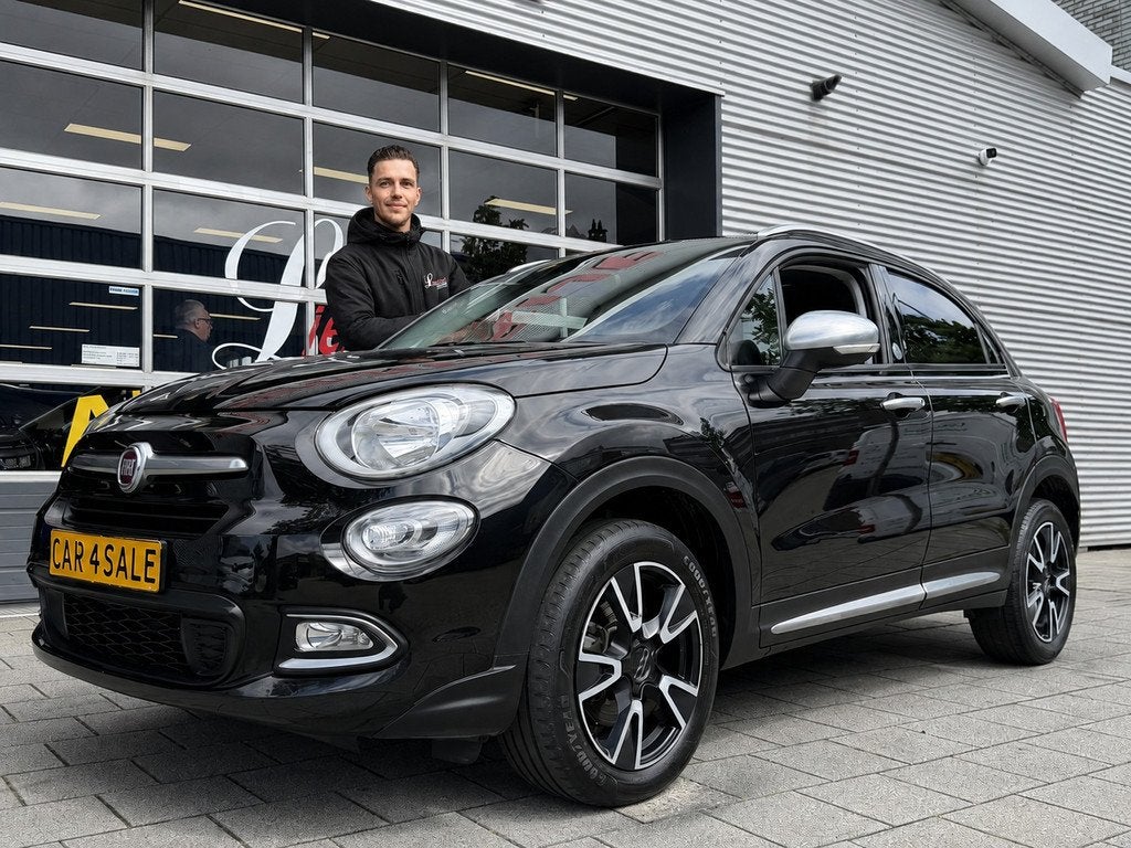 Fiat 500 X 1.6 E-torQ Mirror Edition - Navigatie I Airco I P, Voorwielaandrijving, Gebruikt, Zwart, 4 cilinders