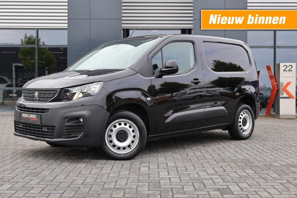 Peugeot PARTNER 1.5 BlueHDi 100 / Navi / PDC V&A / Camera /, Huisgarantie, Met garantie (alle), Zwart, Bedrijf