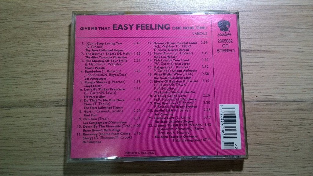 easy feeling, Ophalen, Gebruikt, Pop, Verzamelalbum