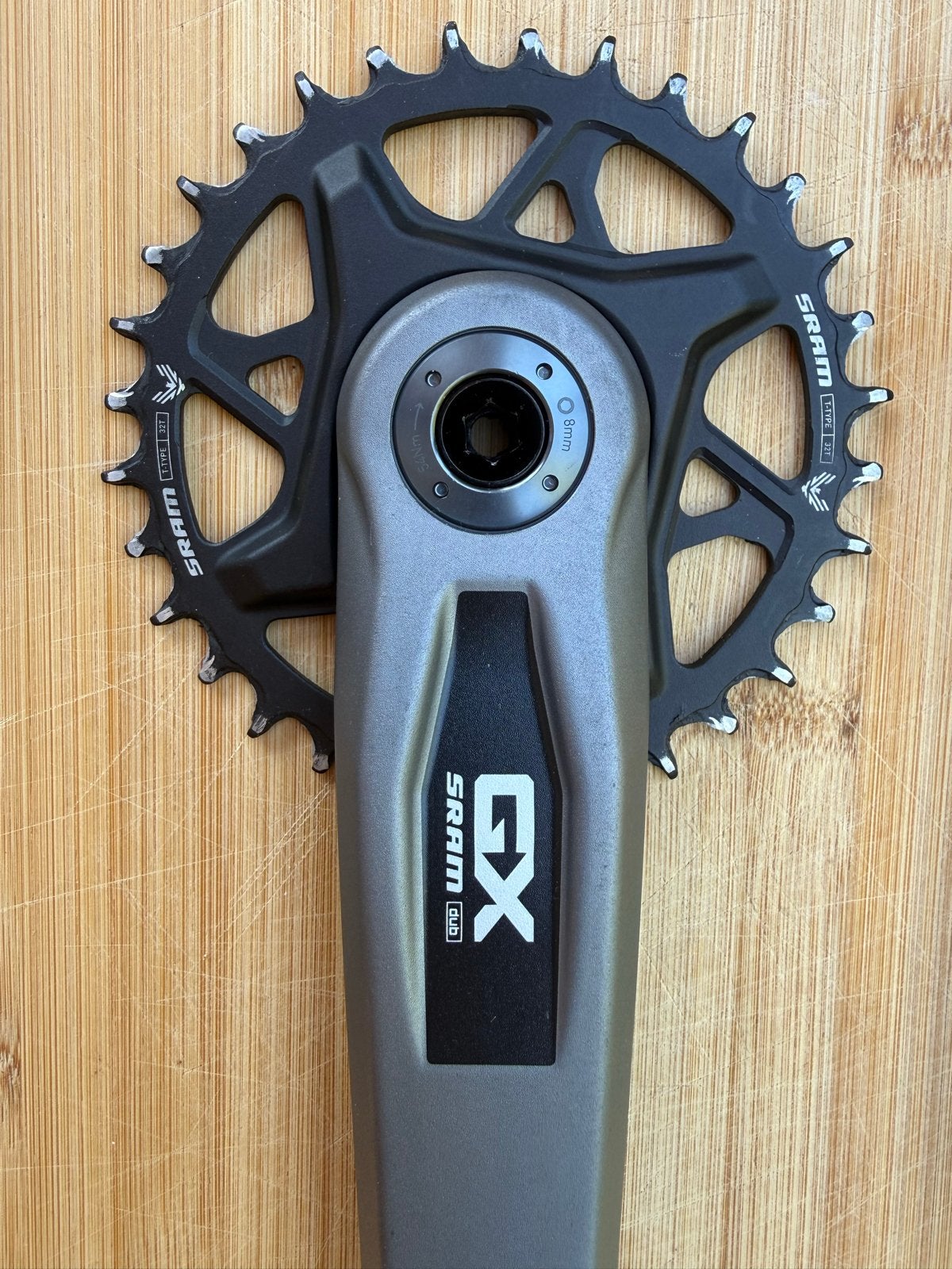 Sram GX AXS crankstel 175mm Dub Wide 32/34T, Crankstel of Pedalen, Ophalen of Verzenden, Zo goed als nieuw, Aluminium