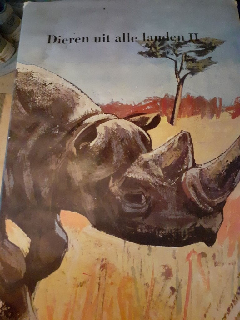 Vintage artisboek over dieren, Boeken, Ophalen of Verzenden, Gelezen, Plaatjesalbum