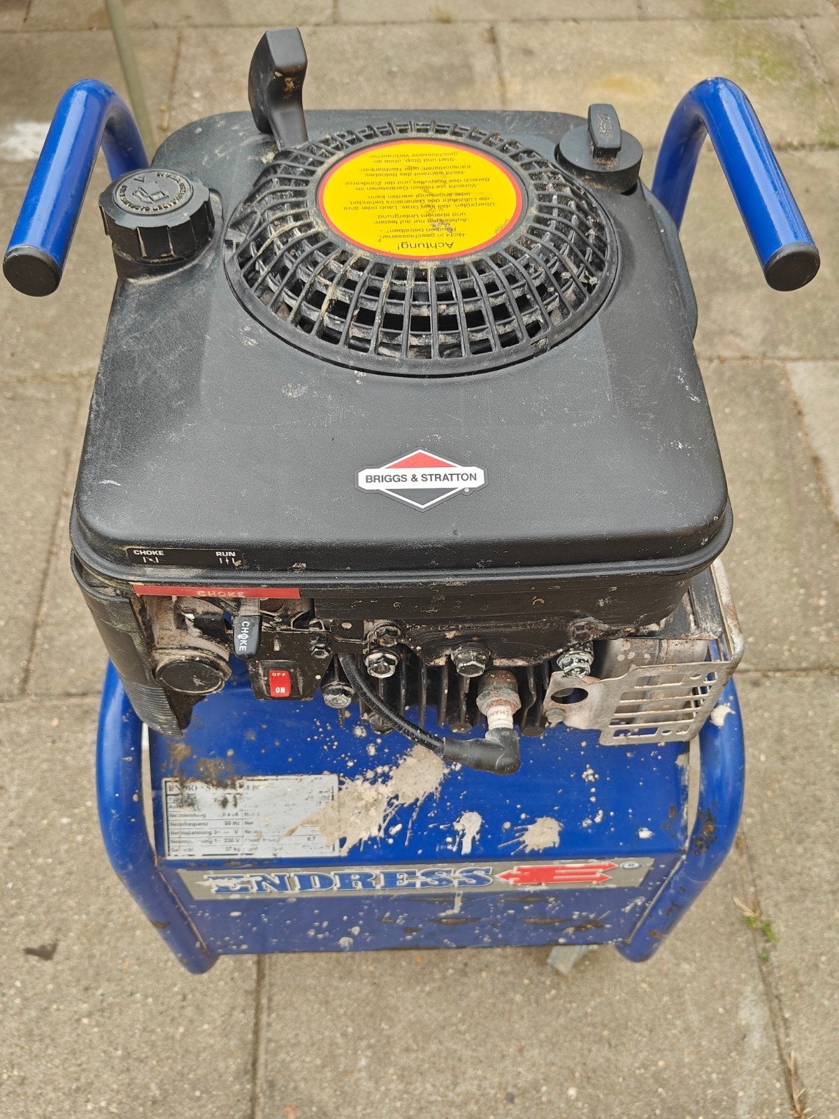 Endress Stroomgenerator - Briggs & Stratton Motor en Honda, Doe-het-zelf en Verbouw, Ophalen, Gebruikt
