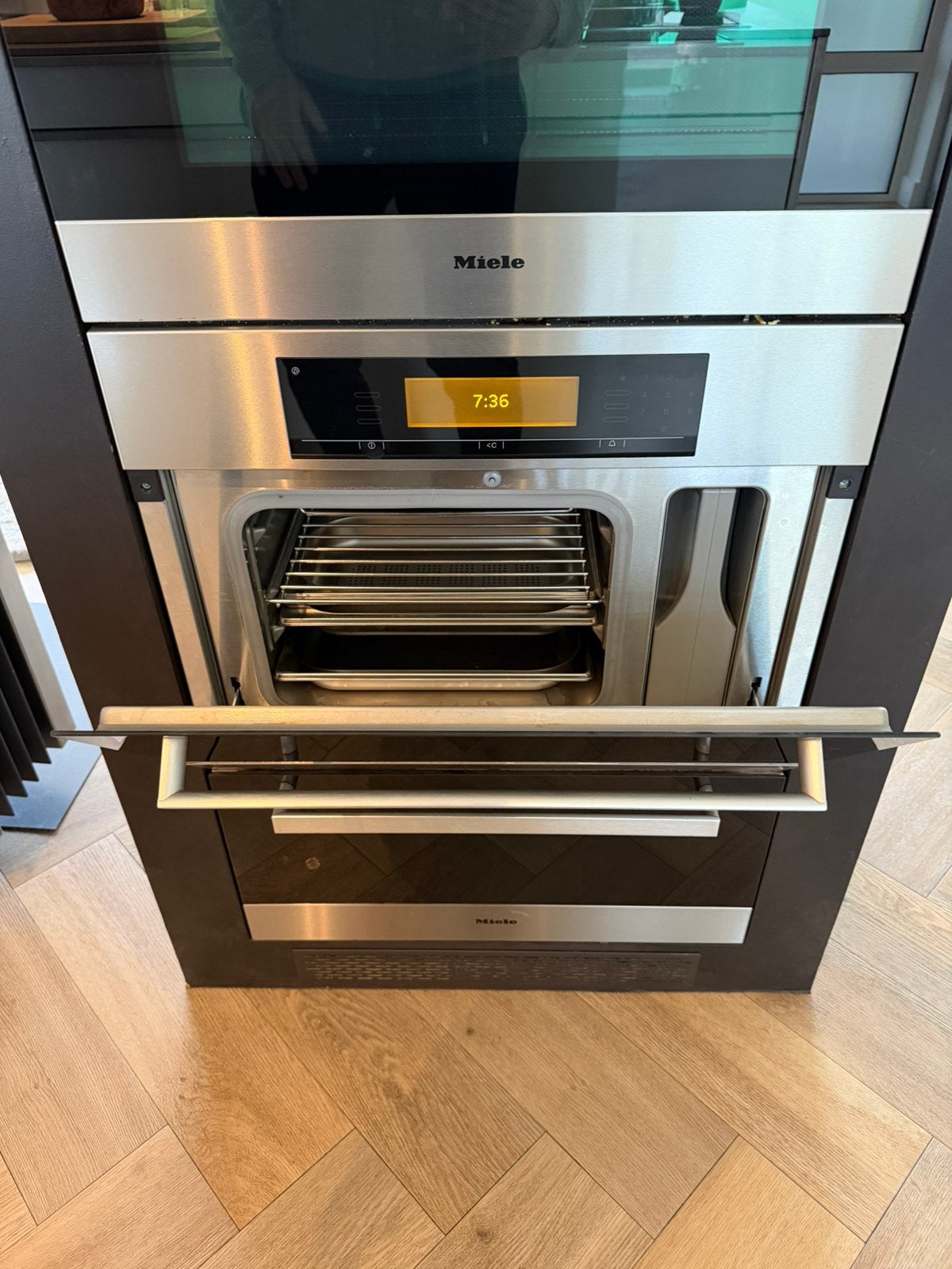 Miele stoomoven 60 x 45, Ophalen of Verzenden, Zo goed als nieuw
