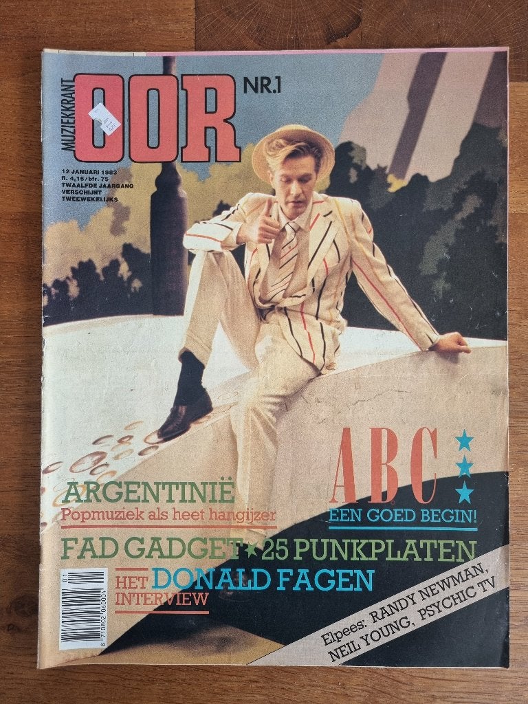 Muziekkrant Oor jaargang 1983 Bowie Richards Waits Lovsky, Boeken, Ophalen of Verzenden, Gelezen, Muziek, Film of Tv