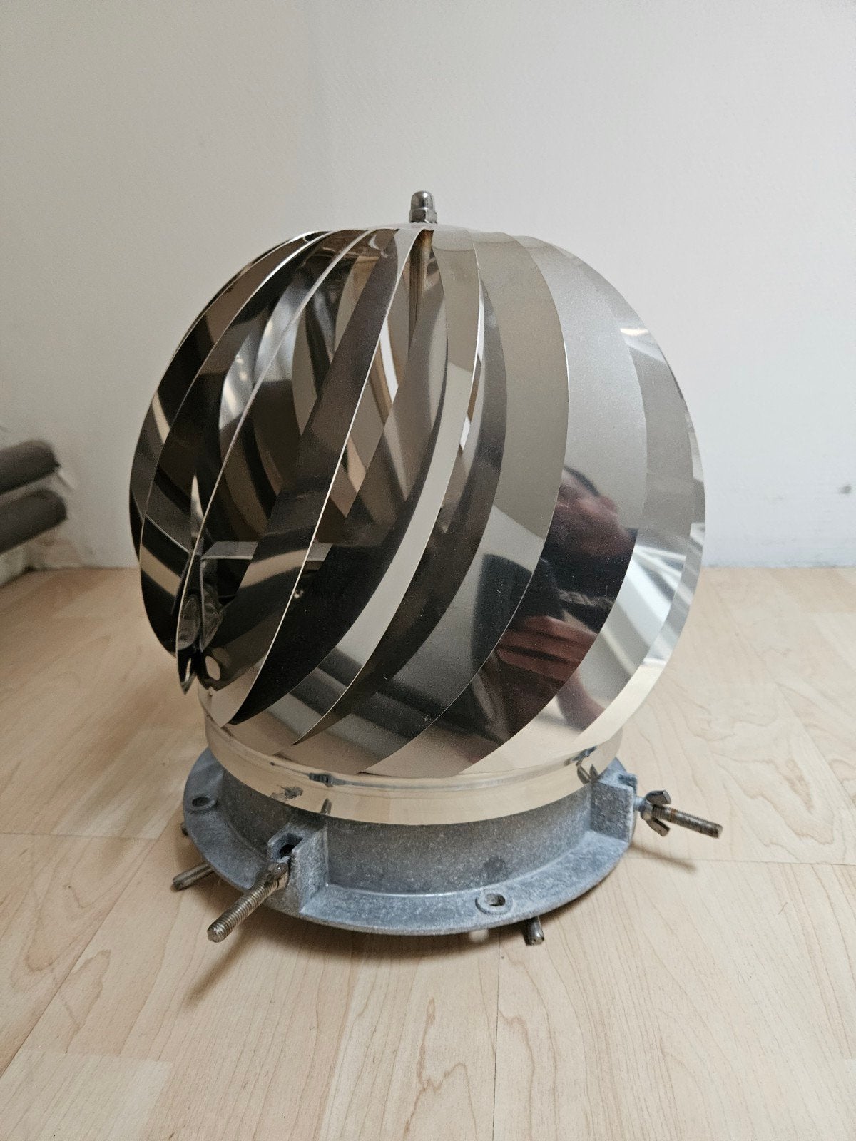 Rotorvent RVS Windgedreven Ventilator/Afzuiger voor Dak, Ophalen of Verzenden, Gebruikt, Ventilator en Afzuiger