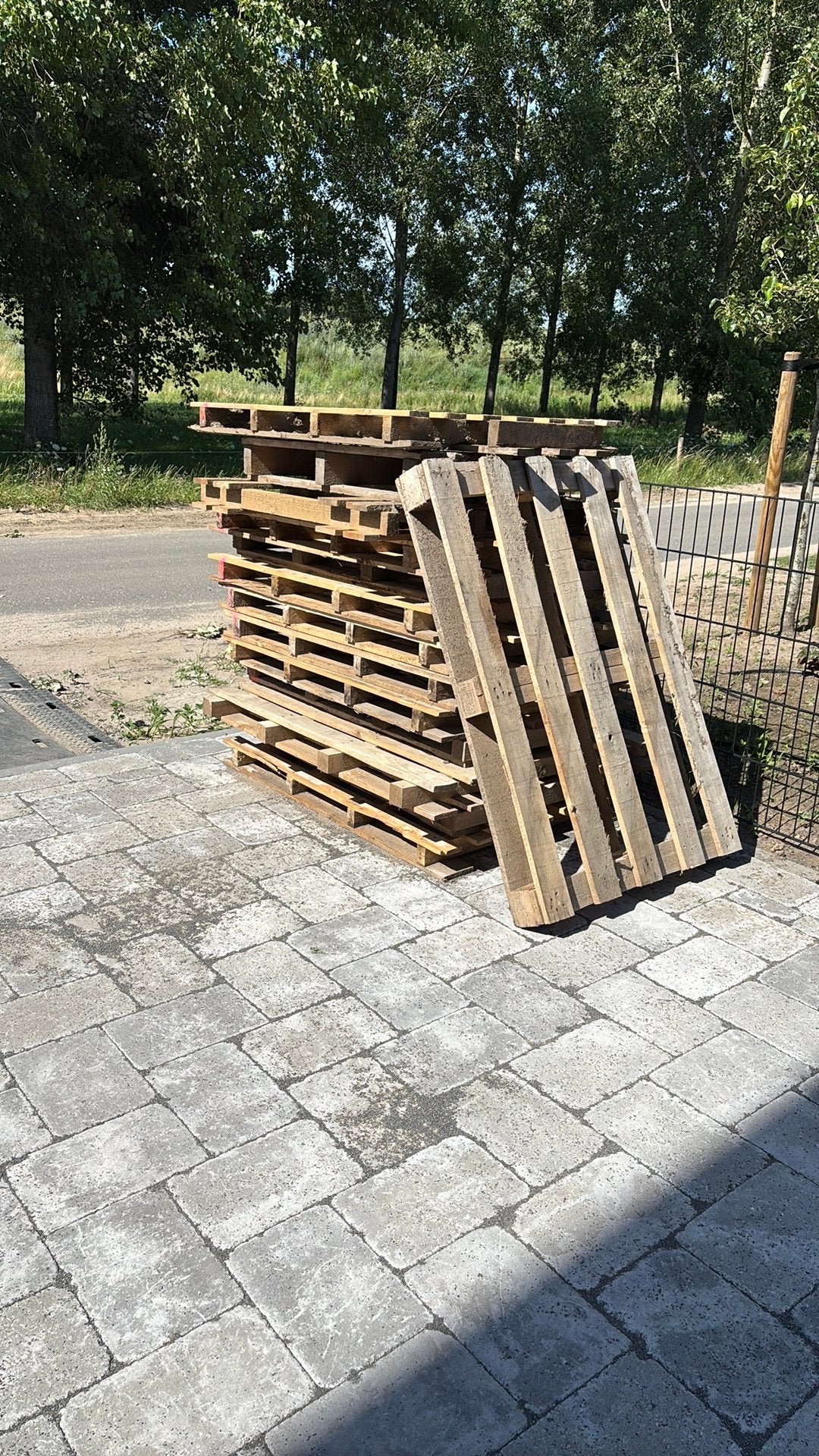 Pallets kachelhout gratis afhalen, Ophalen, Gebruikt, Pallet, Minder dan 200 cm