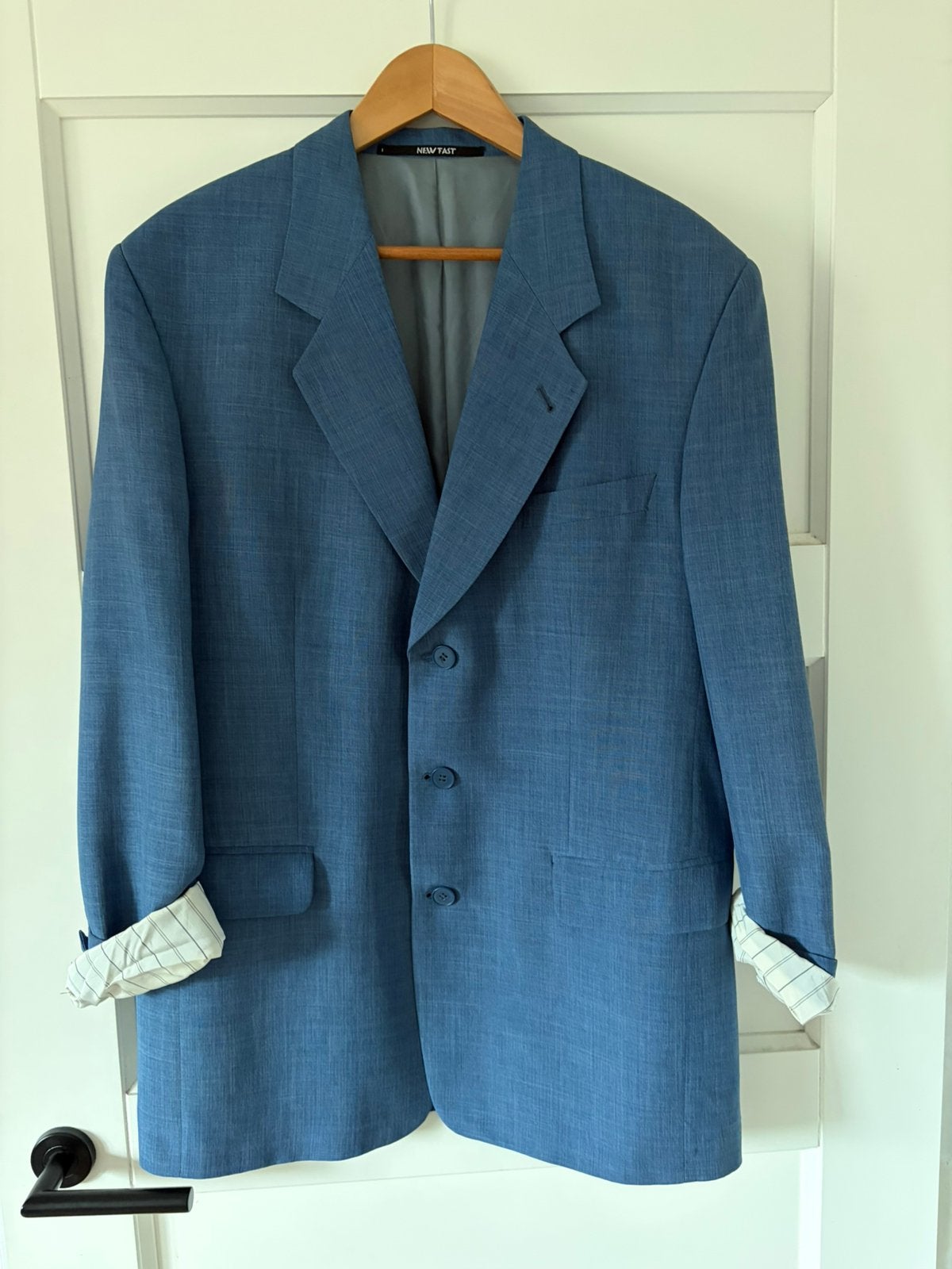 Colbert oversized blauw L, Ophalen of Verzenden, Zo goed als nieuw, Blauw