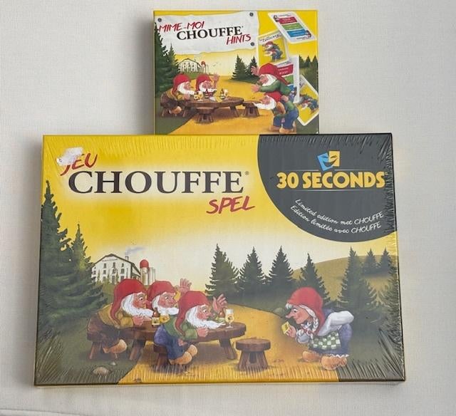 chouffe  2 spelletjes grote is nog geseald, Ophalen, Zo goed als nieuw, Overige typen, Overige merken