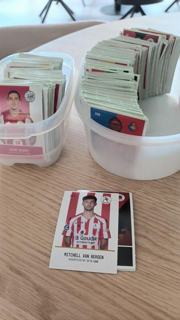 Voetbalplaatjes, heel veel, Ophalen of Verzenden, Zo goed als nieuw, Overige binnenlandse clubs, Poster, Plaatje of Sticker