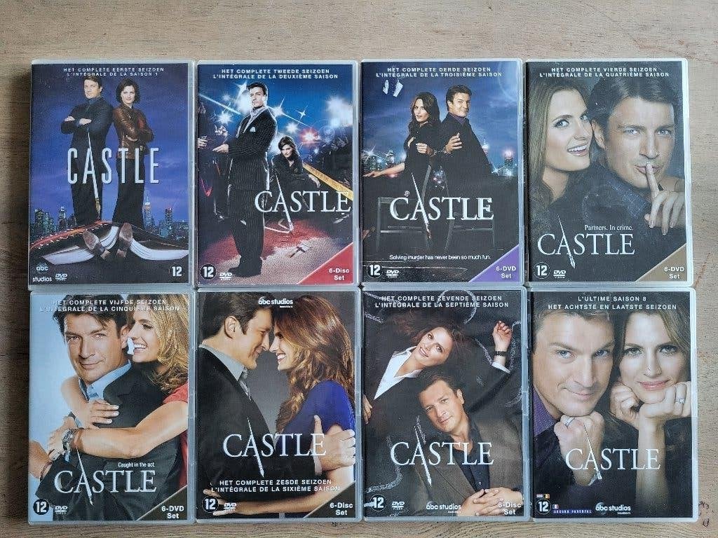 DVD Castle seizoen 1,2,3,4,5!, Vanaf 12 jaar, Ophalen of Verzenden, Zo goed als nieuw, Actie en Avontuur