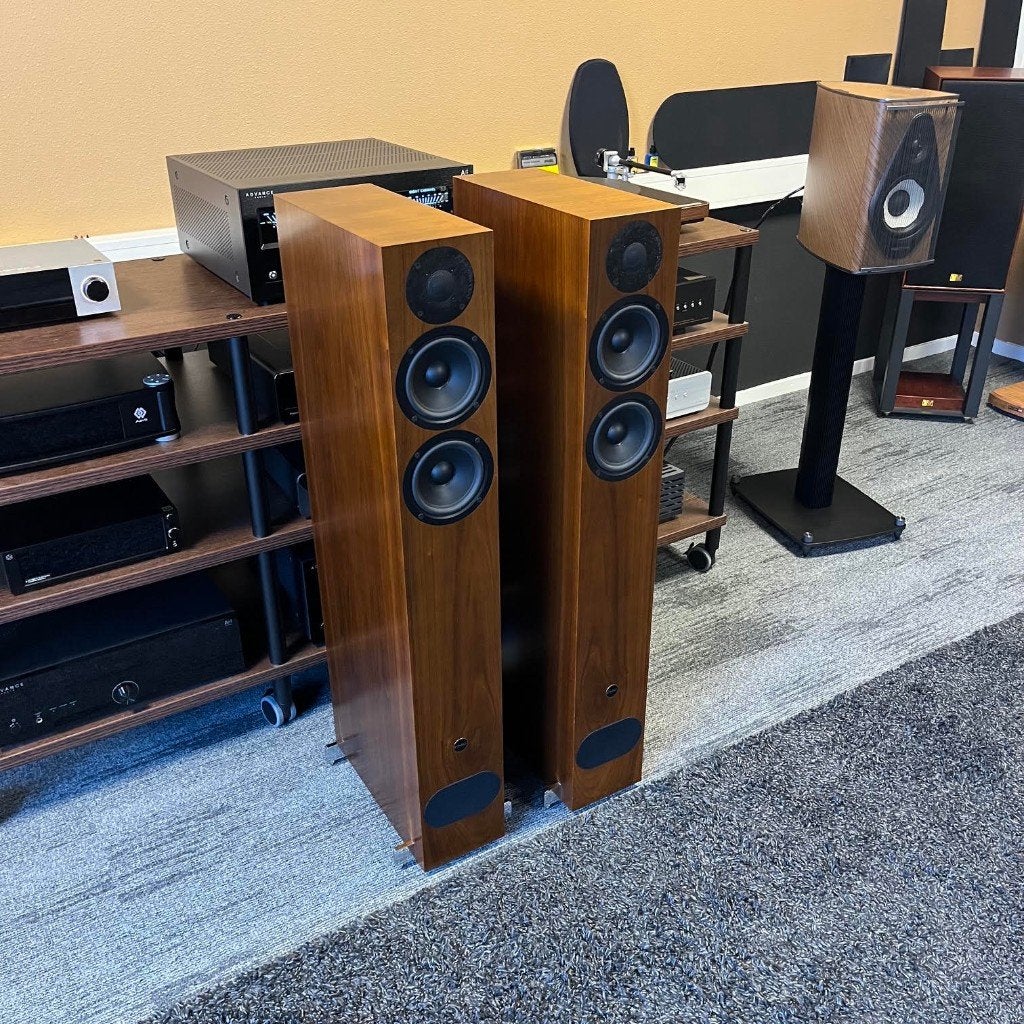 PMC FACT 8 rich walnut speakerset occasion, Audio, Tv en Foto, Vloerstaande luidspreker, Gebruikt, =, =