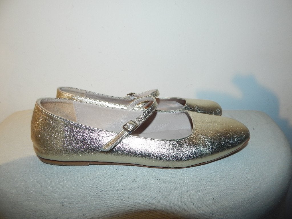 O'dare gouden ballerina look instappers bandje zacht leer38, Kleding | Dames, Overige kleuren, Verzenden, Instappers, O'dare