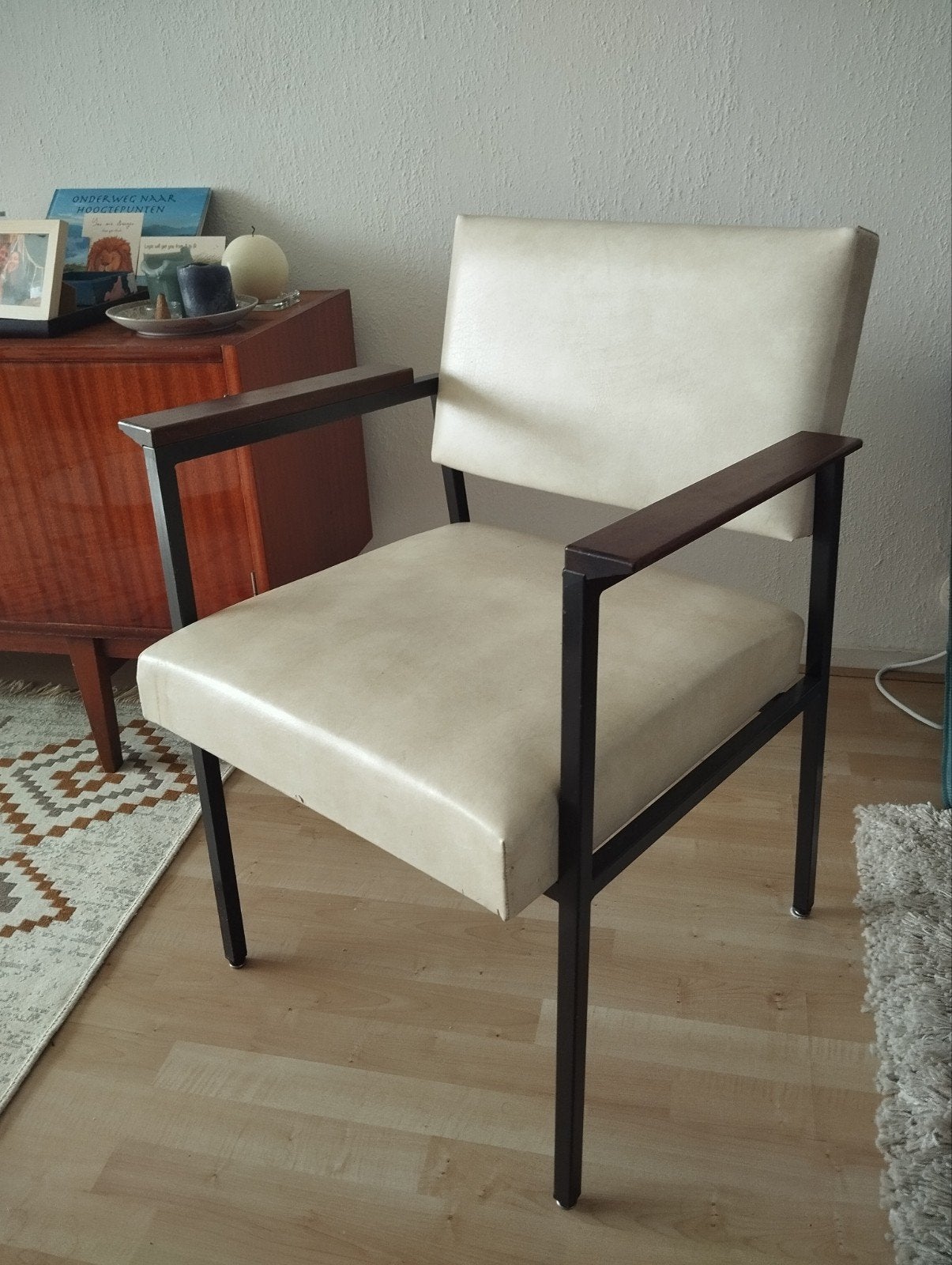 Vintage Gijs van der Sluis / Tijsseling armstoel – jaren 60, Ophalen